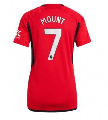 Manchester United Mason Mount #7 Koszulka Podstawowych Kobiety 2023-24 Krótki Rękaw